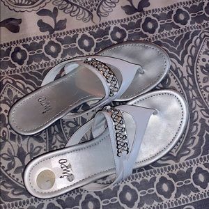 Silver Sandals